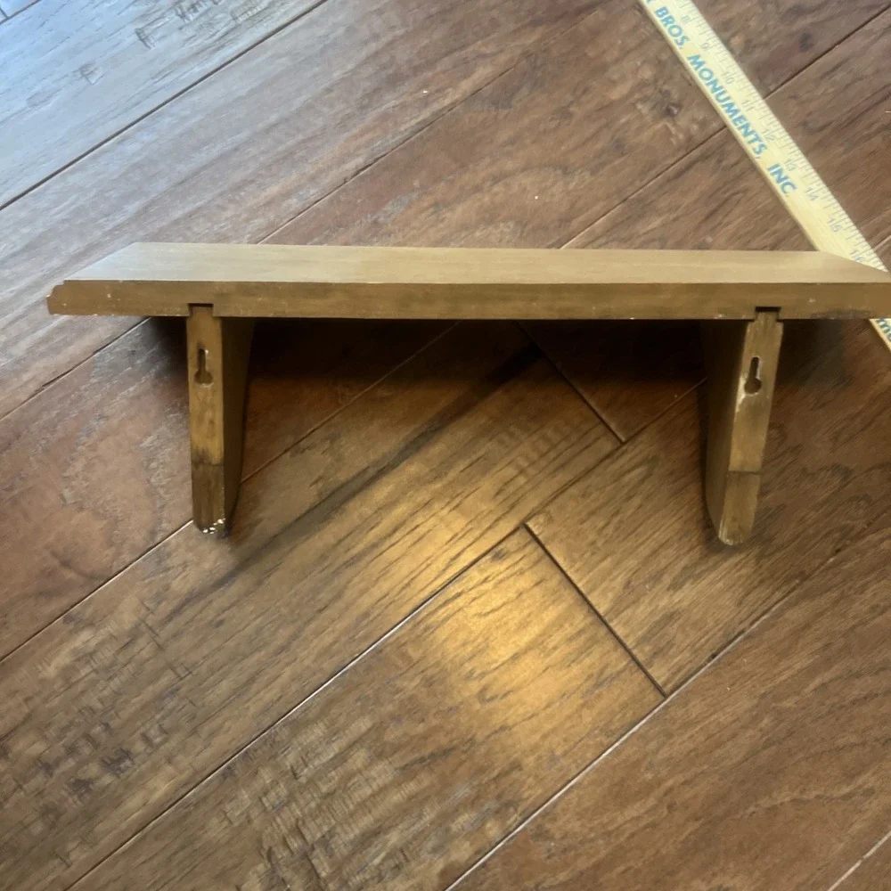 Vintage Wooden Wall Shelf 18